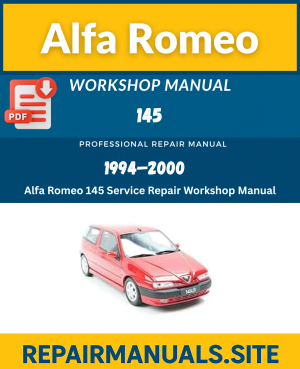 Alfa Romeo 145 Service Repair Workshop Manual (1994–2000)