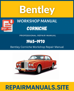 Bentley Corniche Workshop Repair Manual PDF Download