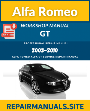 Alfa Romeo GT Workshop Service Repair Manual PDF Download