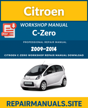Citroen C-Zero Workshop Repair Manual PDF Download
