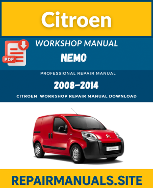 Citroen Nemo Workshop Repair Manual Download
