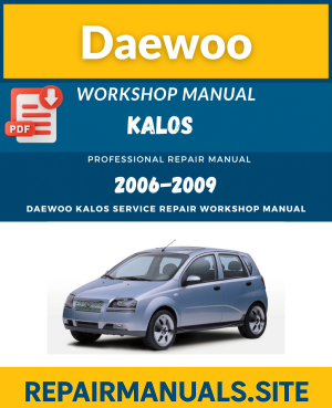 Daewoo Kalos Workshop Service Repair Manual Download