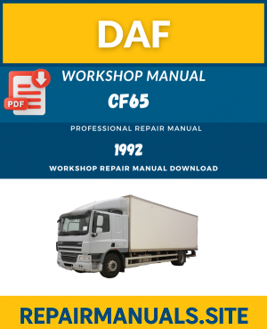 DAF CF65 Workshop Repair Manual Download