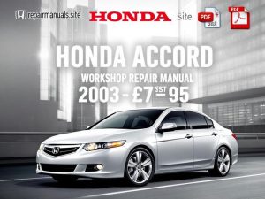 Honda Accord Workshop Repair Manual PDF Download