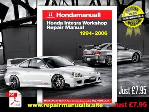 Honda Integra Workshop Repair Manual PDF Download