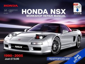 Honda NSX Workshop Repair Manual PDF Download