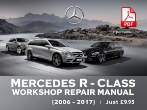 Mercedes R Class Workshop Repair Manual PDF Download