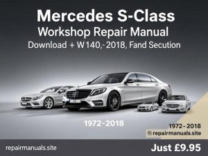 Mercedes S Class Workshop Repair Manual PDF Download