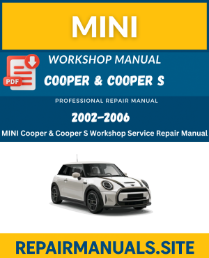 MINI Cooper & Cooper S Workshop Service Repair Manual Download (2002–2006)