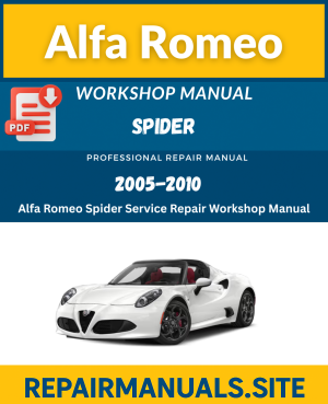Alfa Romeo Spider Workshop Repair Manual Download (2005–2010)