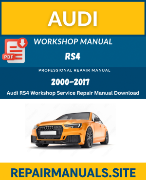 Audi RS4 Workshop Service Repair Manual Download (2000–2017)