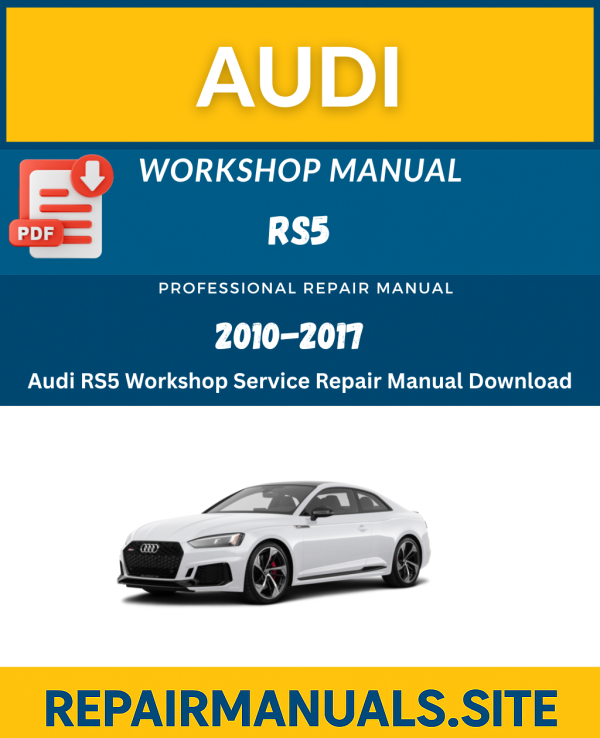 Audi RS5 Workshop Service Repair Manual Download (2010–2017)