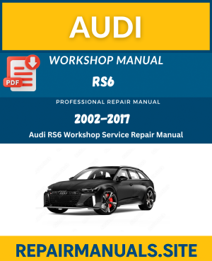 Audi RS6 Workshop Service Repair Manual Download (2002–2017)